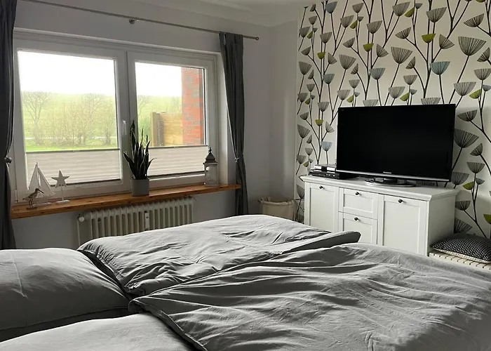 Freundliche Ferienwohnung Direkt Hinter Dem Deich